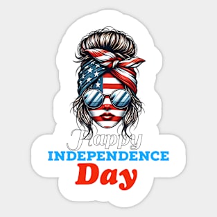 Happy independence day, women tshirts Sticker